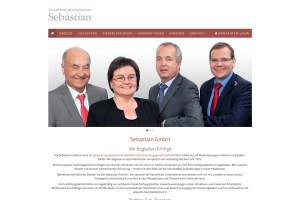Responsive Website für die Sebastian GmbH