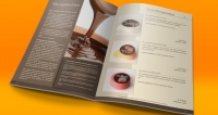 | Umfangreiche Kataloggestaltung für Goldkristall Naturkosmetik Kataloggestaltung Goldkristall Naturkosmetik